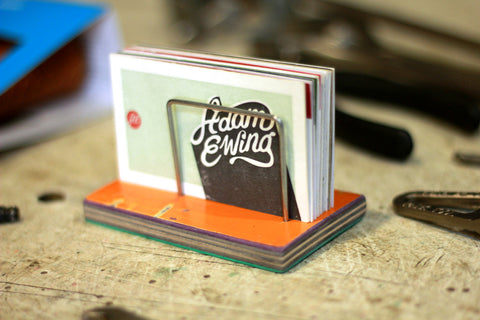 Skateboard Business Card holder